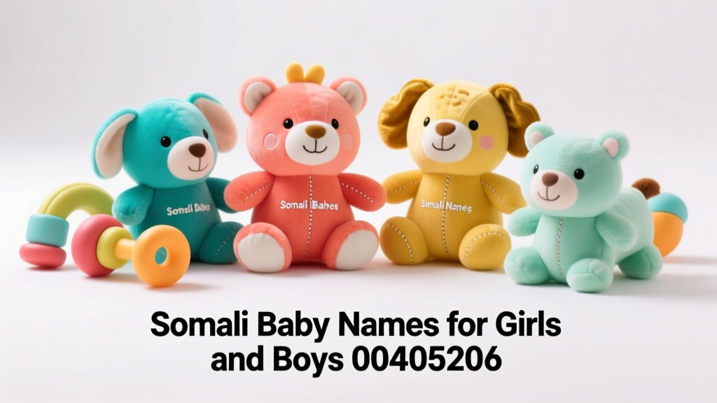 Somali Baby Names for Girls and Boys: Cultural Significance, Linguistic Accuracy, and Safety Considerations for Parents and Toy Designers