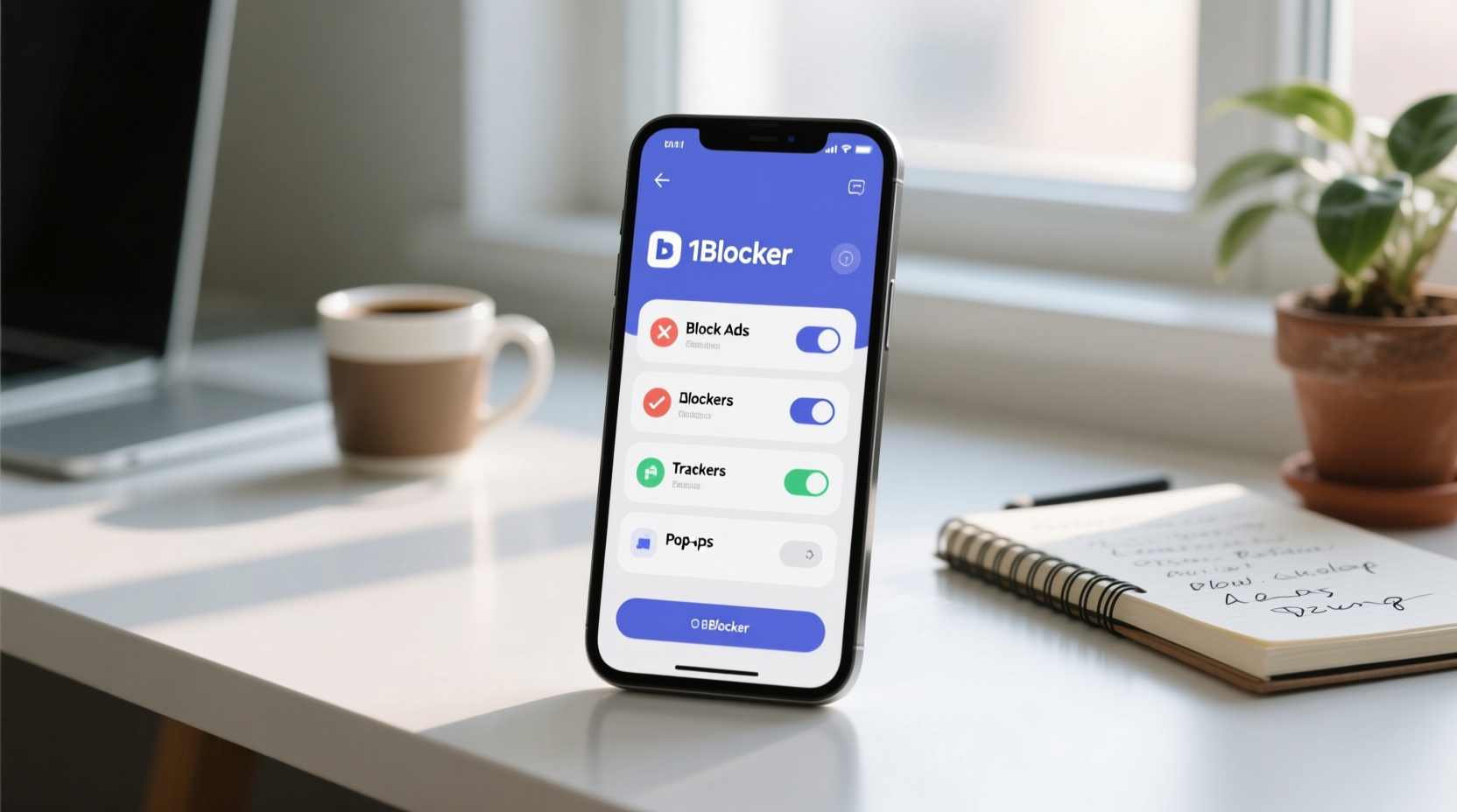 how to use 1blocker to hide everything that annoys you