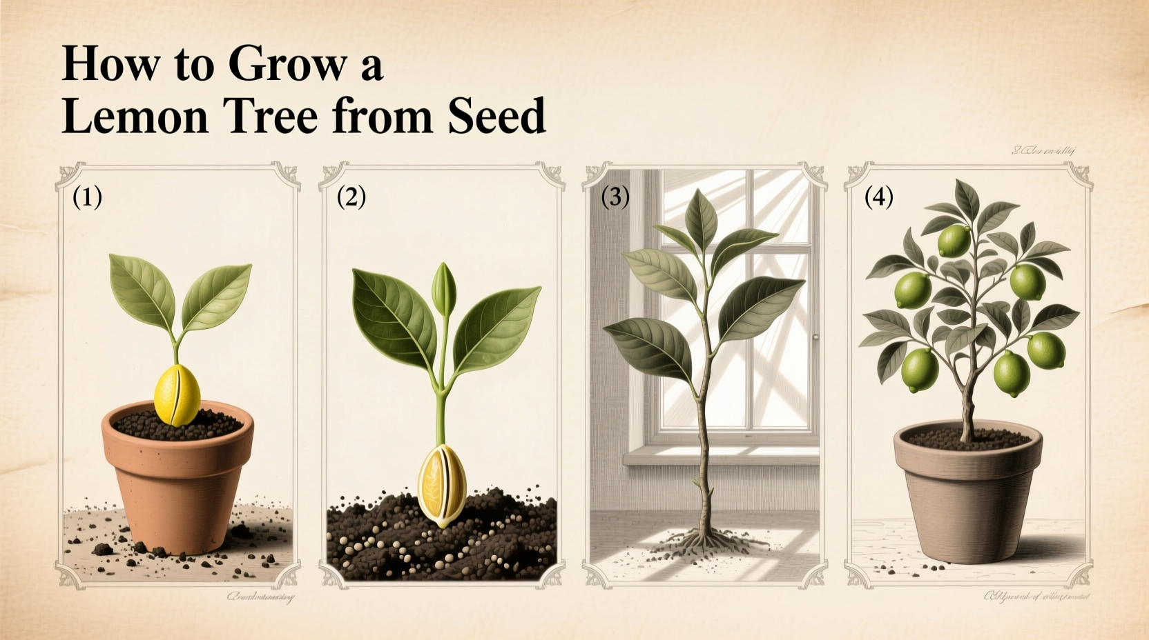 Growing Lemon Trees from Seed: Complete Step-by-Step Guide