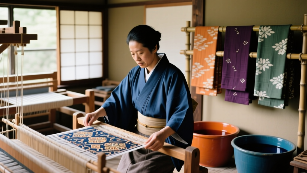 Kyoto Kimono Craft: Nishijin Weaving & Yuzen Dyeing Workshops