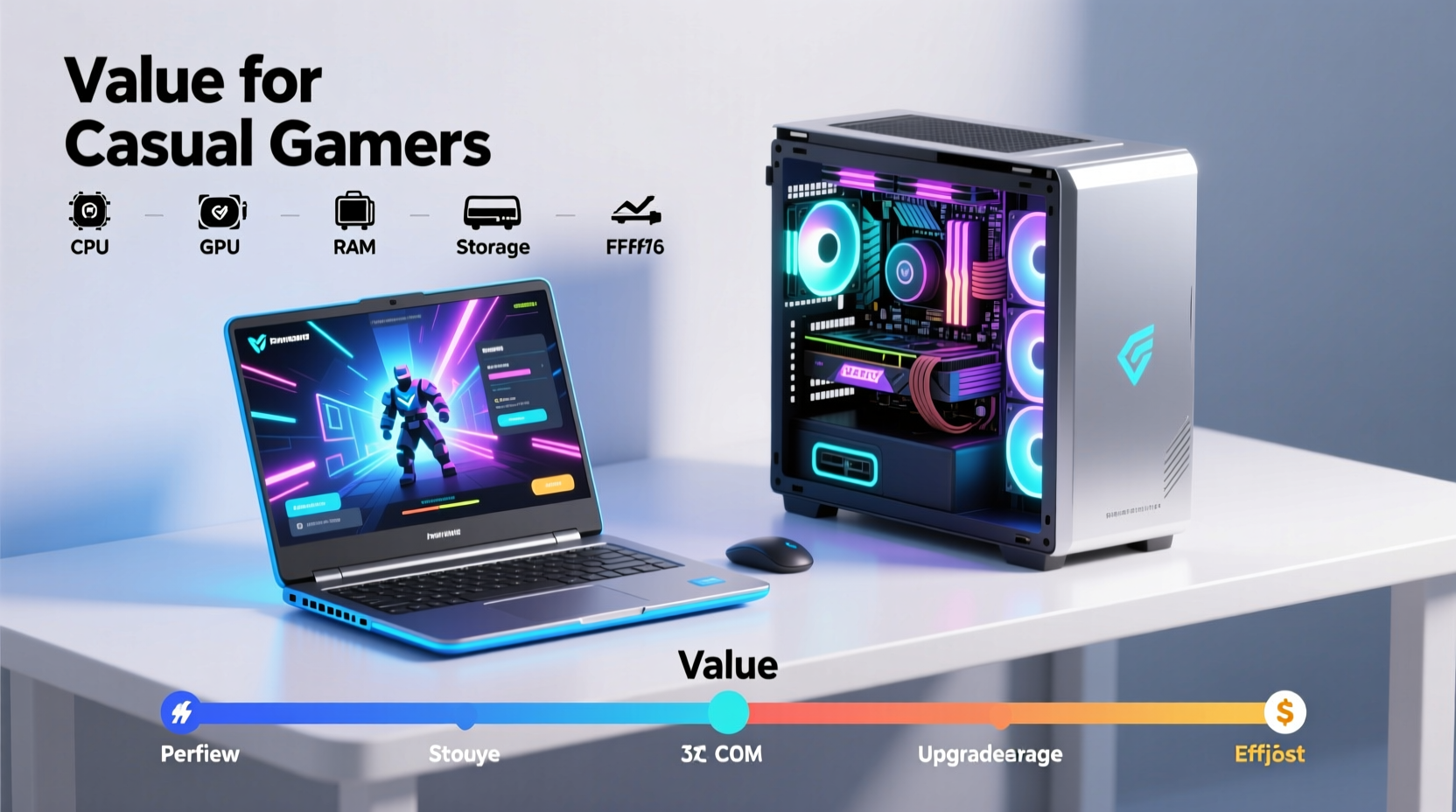 gaming laptop vs desktop build which gives better value for casual gamers