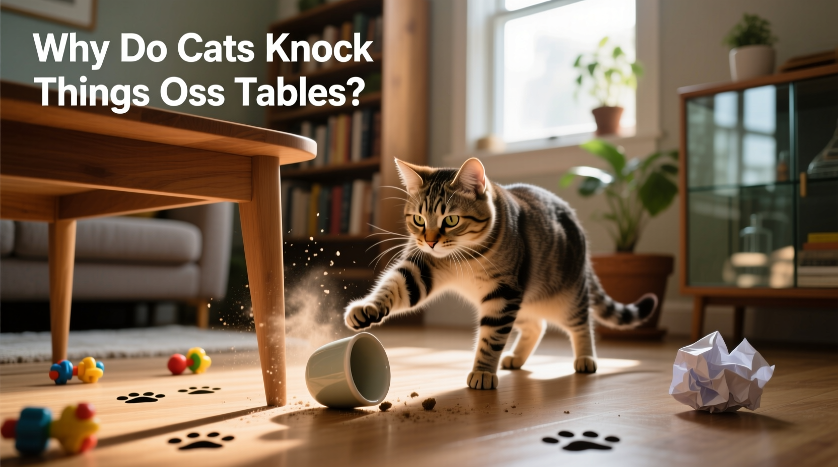 why do cats knock things off tables exploring predatory instincts vs boredom