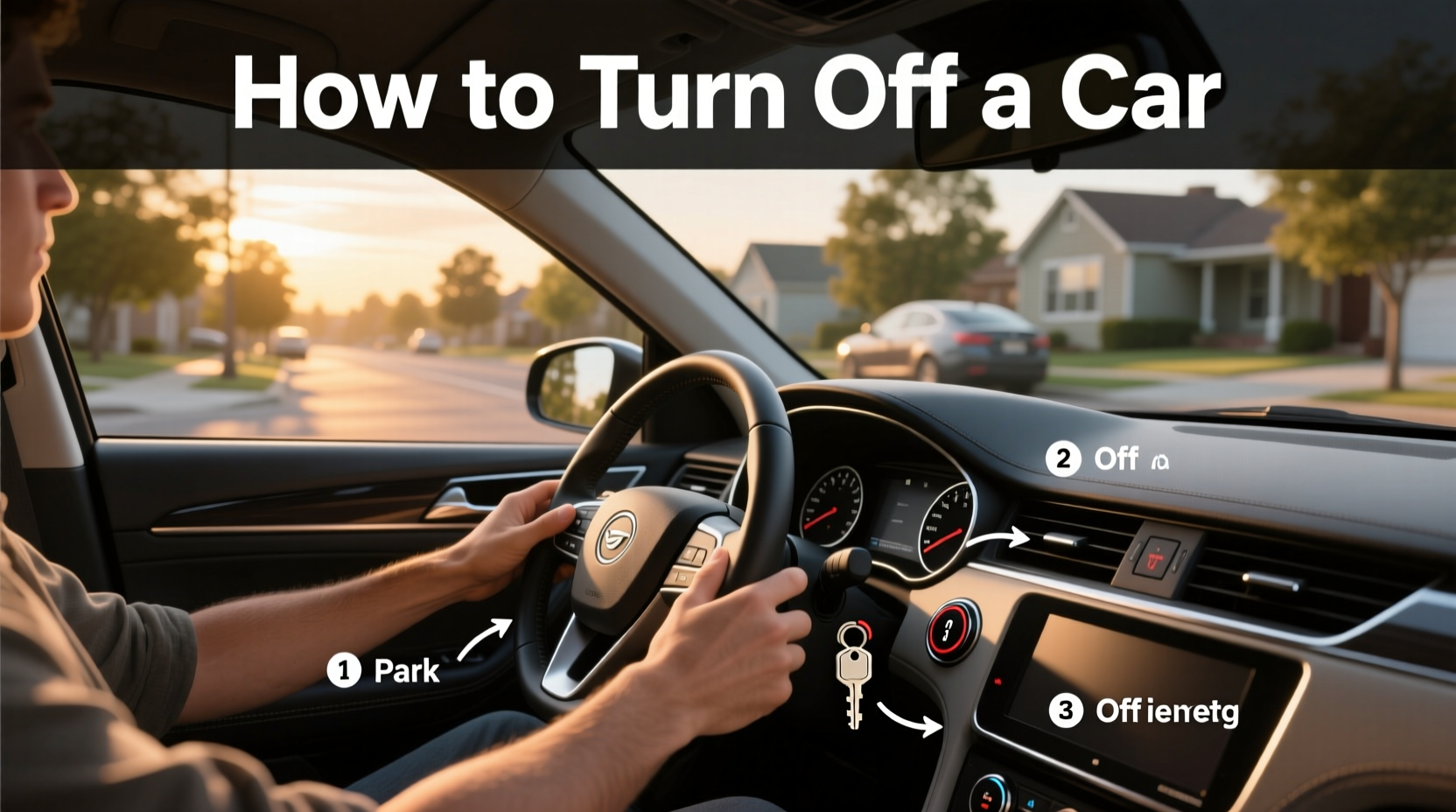 how to turn off a car