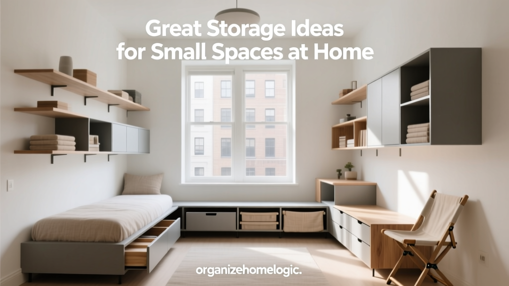 Great Storage Ideas for Small Spaces at Home