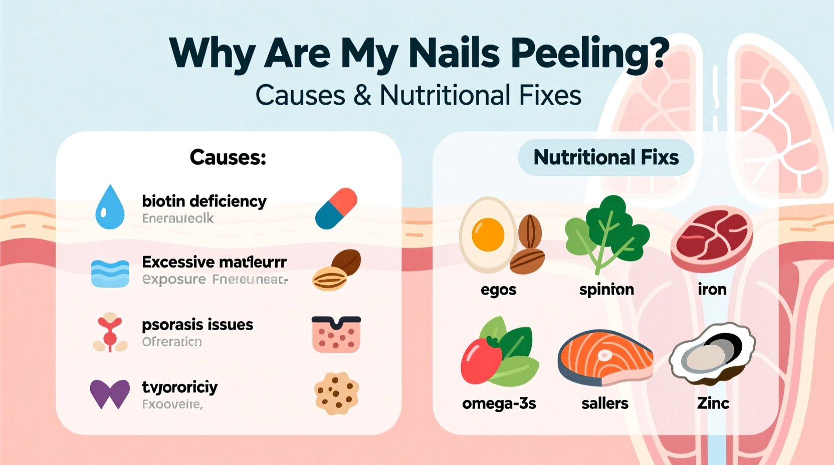 why are my nails peeling layers causes and nutritional fixes