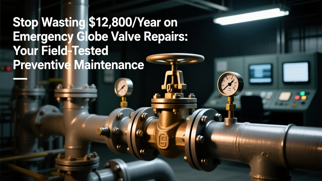 Globe Valve PM Checklist: Save $12.8K/Year (API 602)