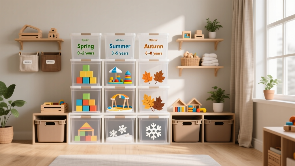 Toy Rotation Schedule Template: 4 Seasons, 3 Age Groups, ...