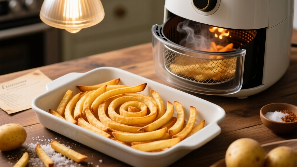 Perfect Frozen Shoestring Fries in Air Fryer (Crispy Every Time!)