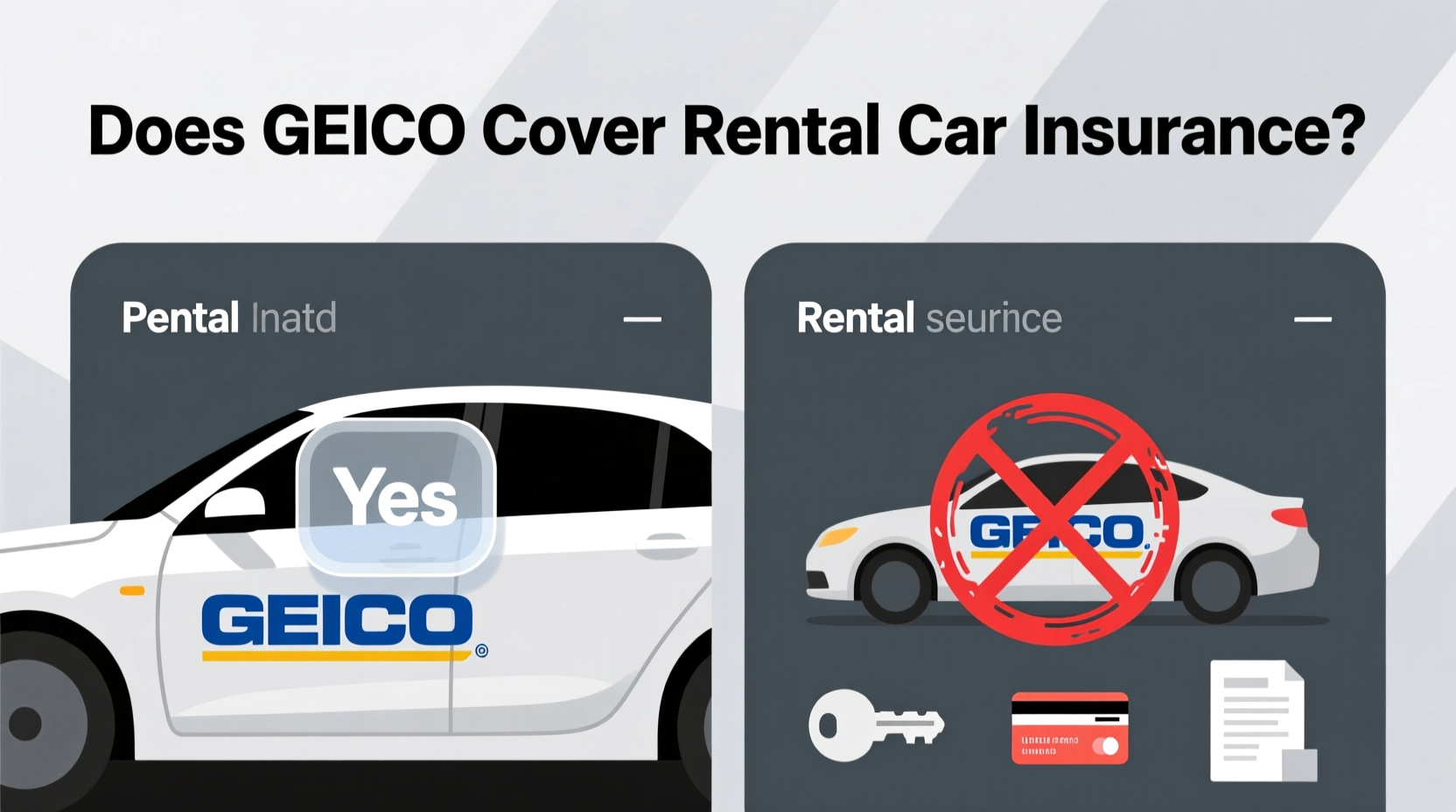 does geico cover rental car insurance
