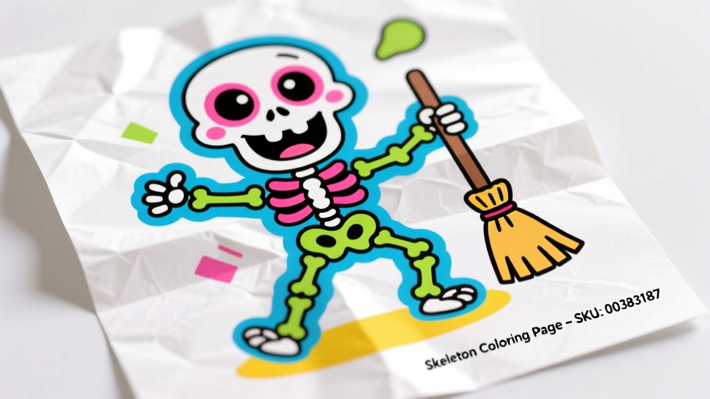 Skeleton Coloring Pages_00383187: Safety, Educational Value, and Age-Appropriate Use for Children Aged 4–12