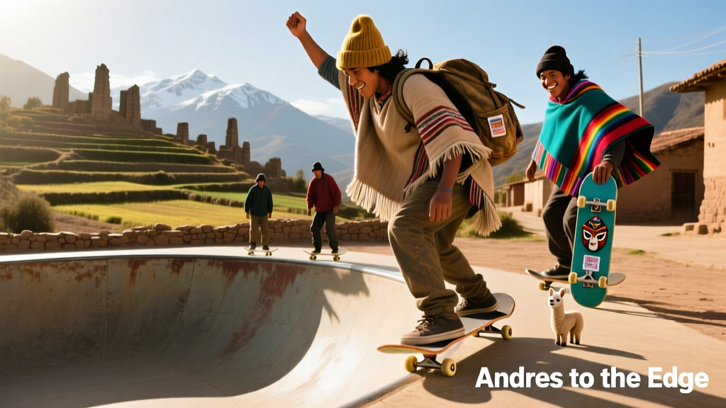 Meet The Bolivian Skateboarders Bringing Andean Culture To The Halfpipe