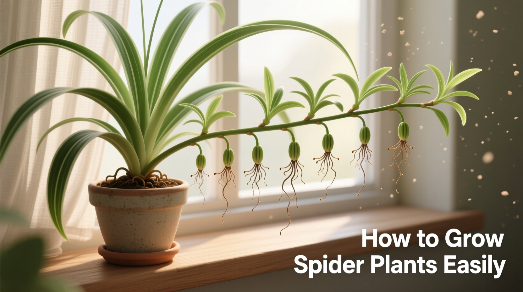 Grow Spider Plants in 5 Steps | TheHomeSprouts