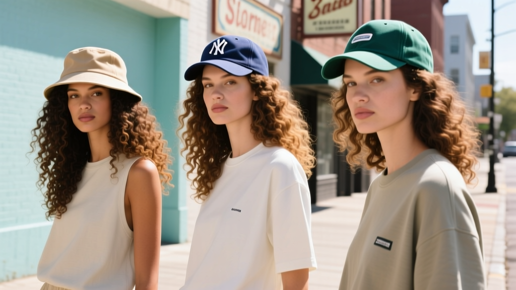 Streetwear Cap Styling for Curly & Long Hair