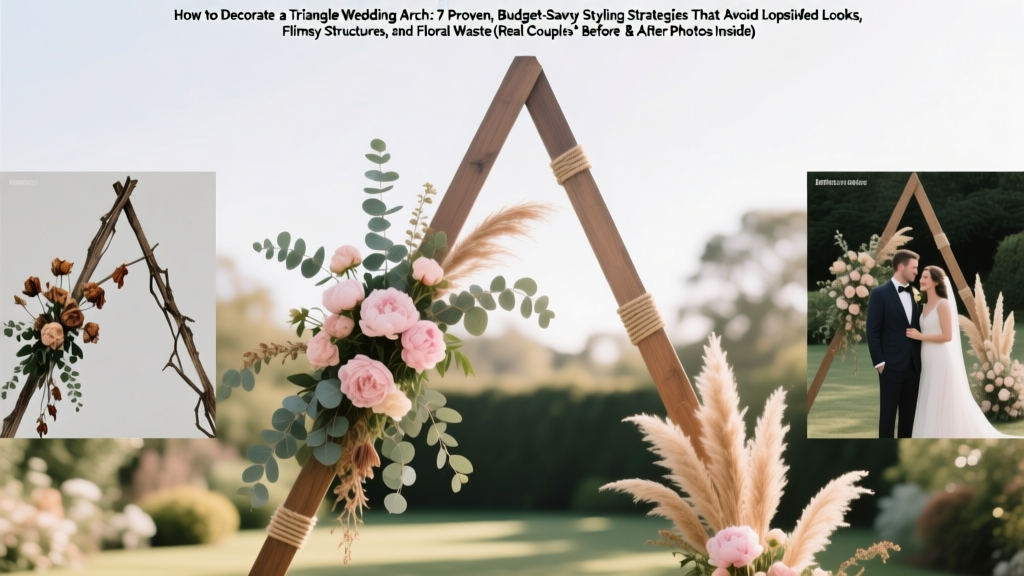 Triangle Wedding Arch Decorating Ideas (2026)