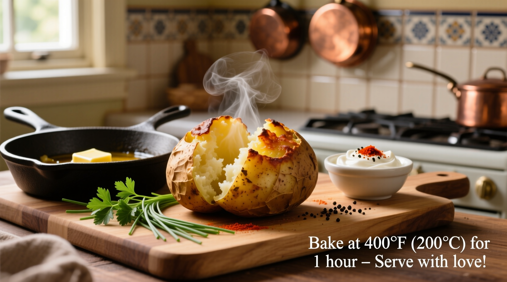 Perfect Oven Baked Potato Recipe: Crispy Outside, Fluffy Inside