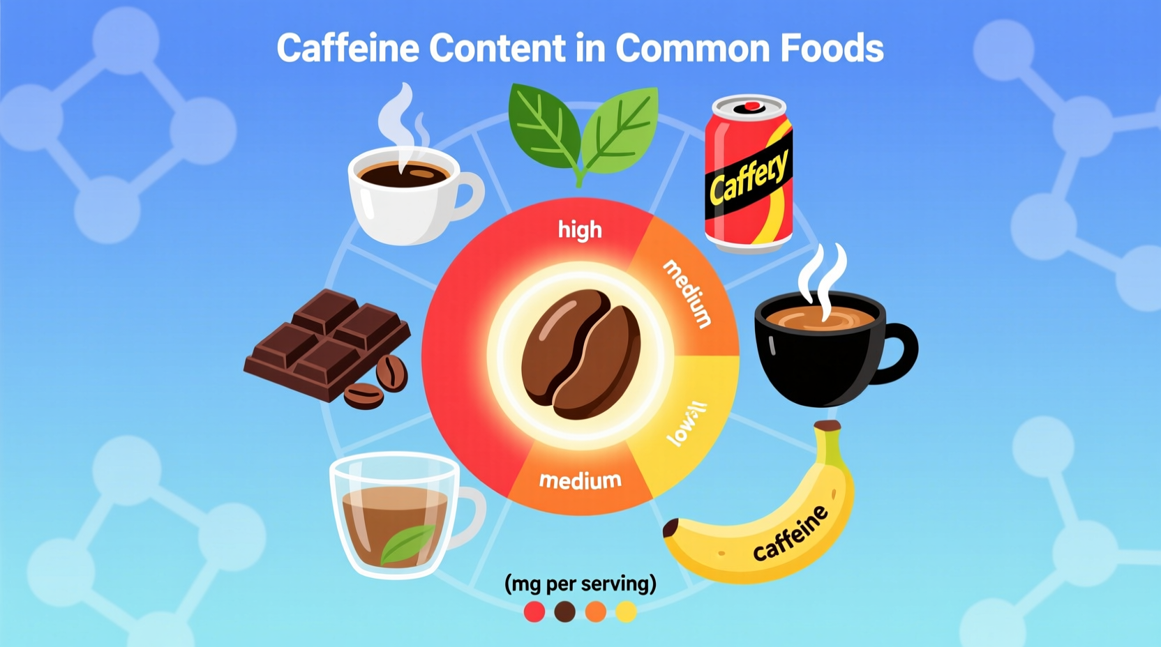 Foods Containing Caffeine: Complete Natural & Added Sources List