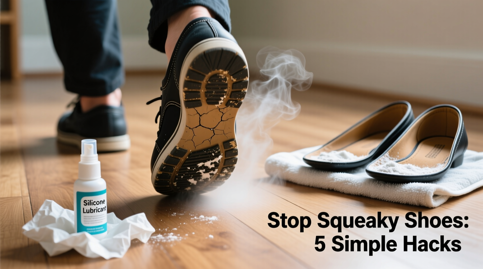 how to stop shoes from squeaking when walking simple hacks for quiet steps