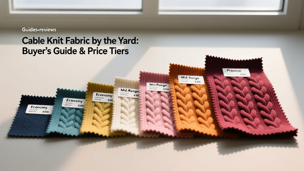 Cable Knit Fabric by the Yard: Buyer’s Guide & Price Tiers