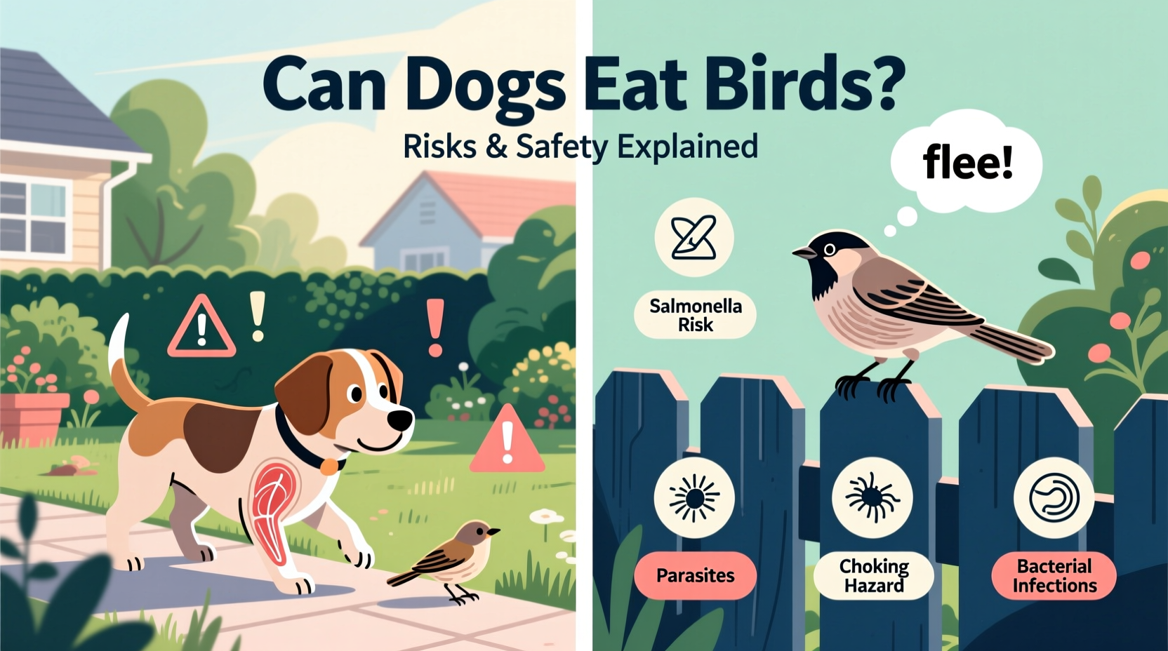 can dogs eat birds
