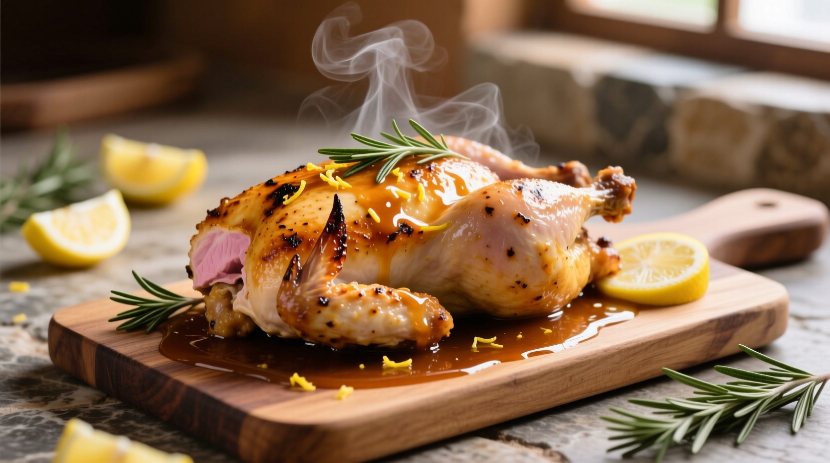 easy pan roasted chicken breast lemon rosemary pan sauce recipe