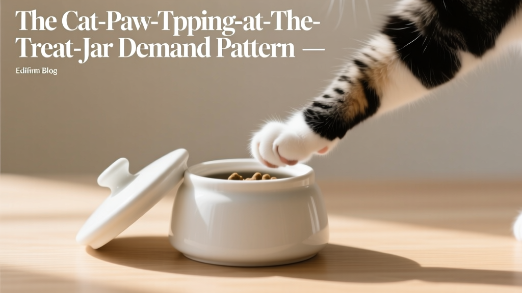 Cat Paw Tapping at the Treat Jar: Demand Pattern