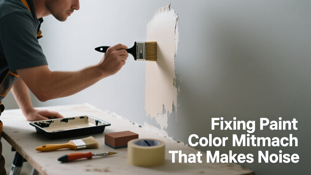 Fixing Paint Color Mismatch That Makes Noise