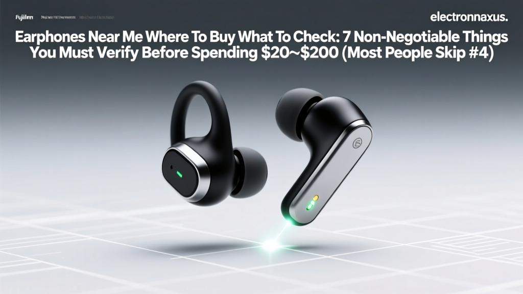 Earphones Near Me Where To Buy What To Check: 7 Non-Negotiable Things You Must Verify Before Spending $20–$300 (Most People Skip #4)