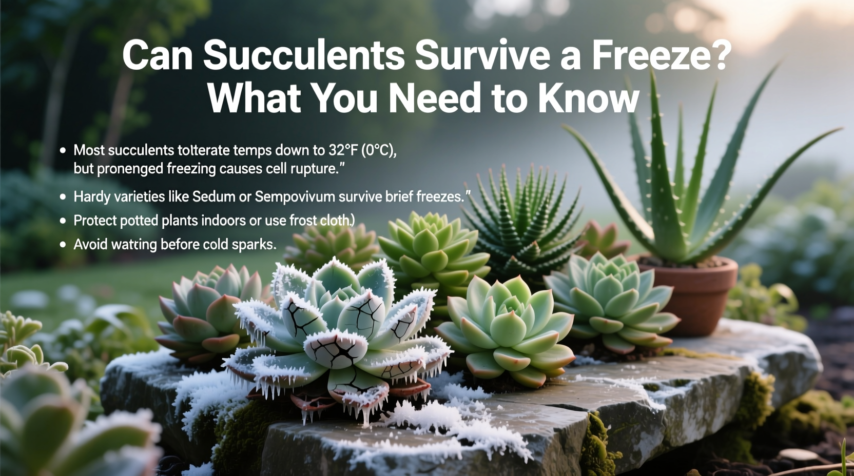 5 Succulents That Survive Freezes | TheHomeSprouts