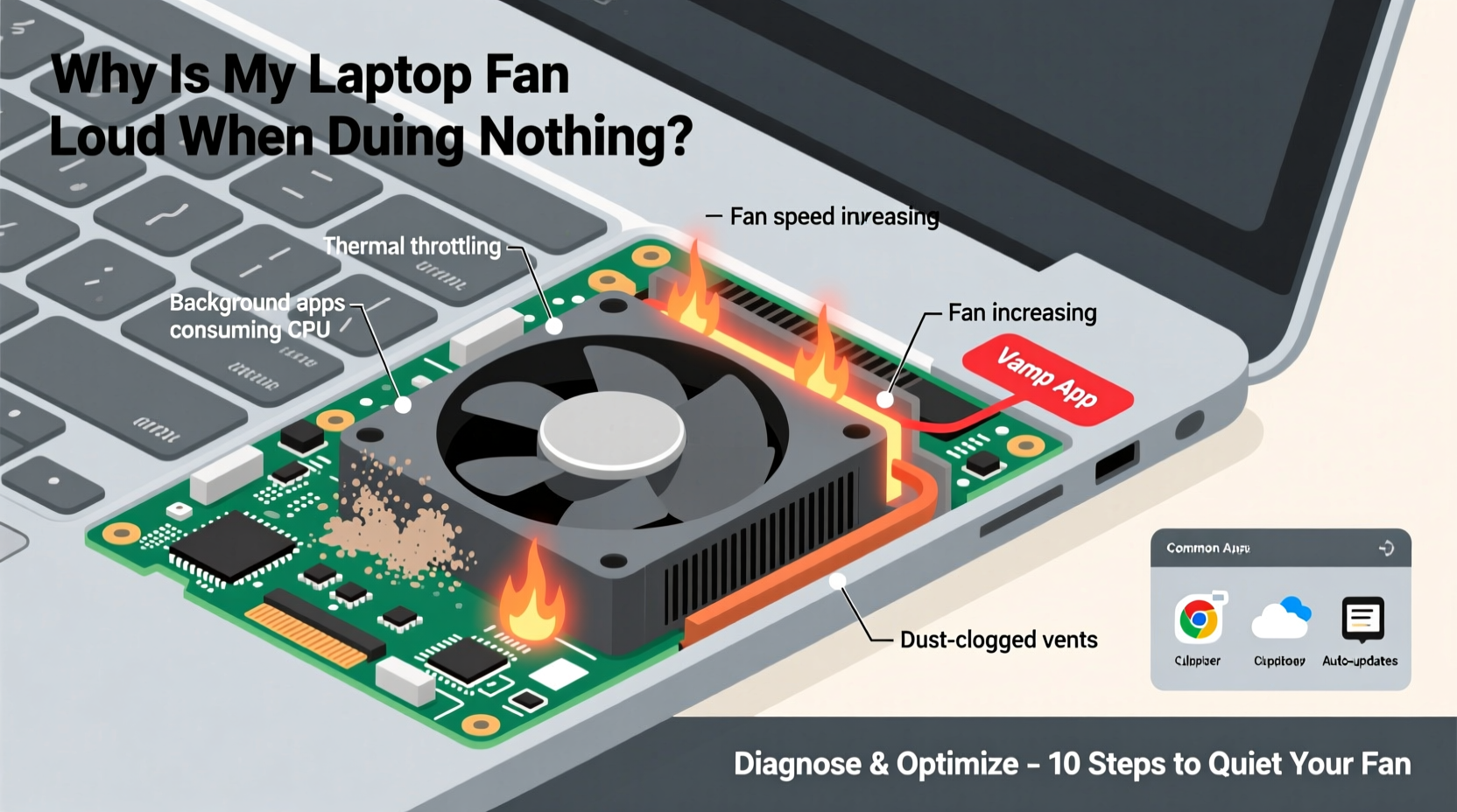 Why Does My Laptop Fan Run Loud When Doing Nothing Finding Background 
