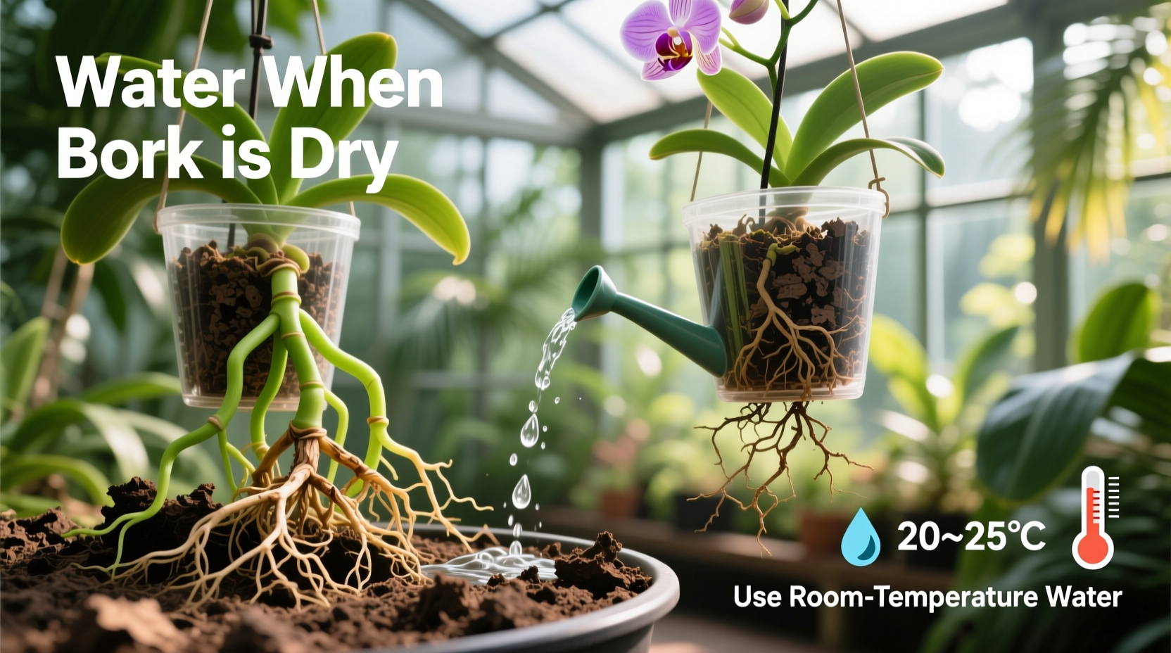 How To Water Orchids In Bark
