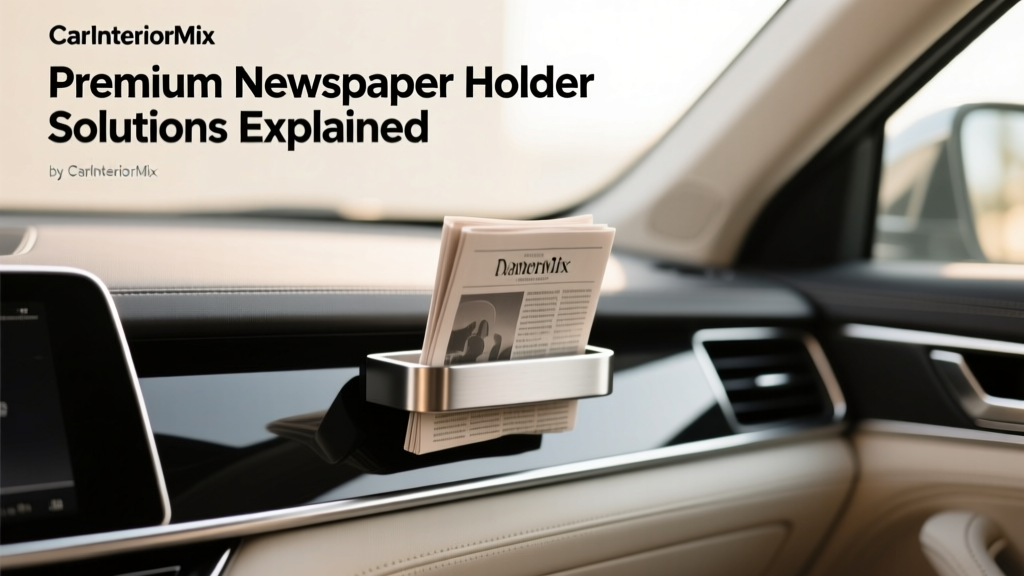 Newspaper Holder for Car: Premium Solutions (2026)