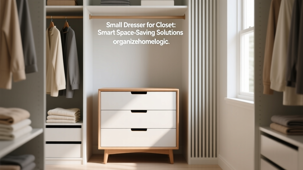 Small Dresser for Closet: Smart Space-Saving Solutions