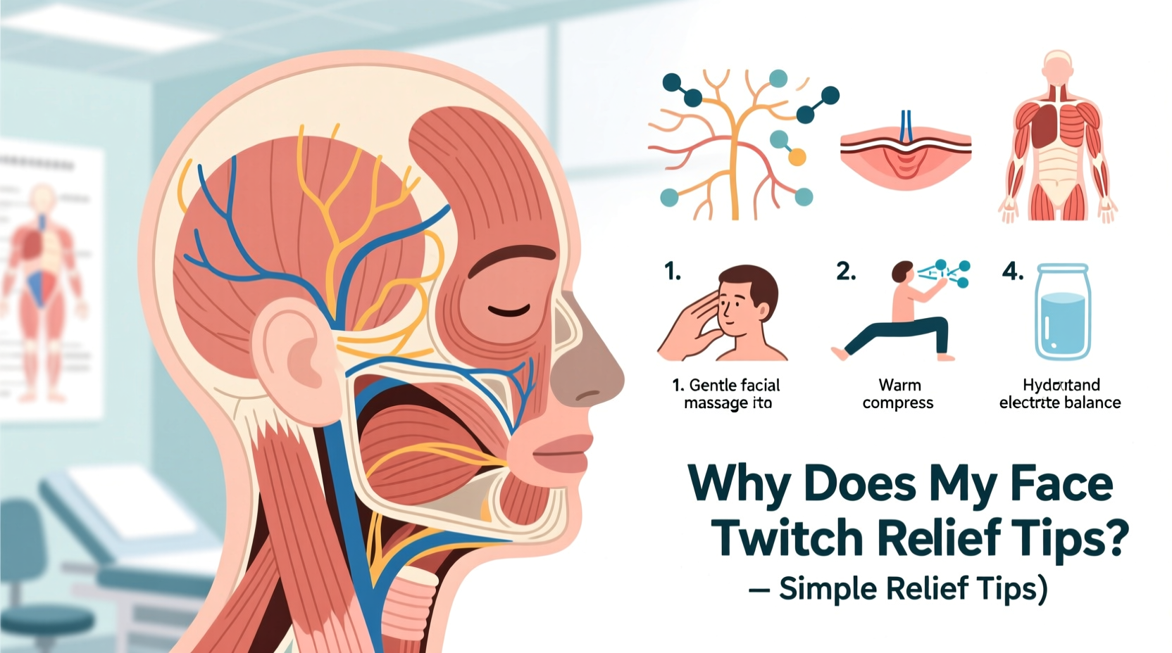 why does my face twitch randomly and simple ways to stop it