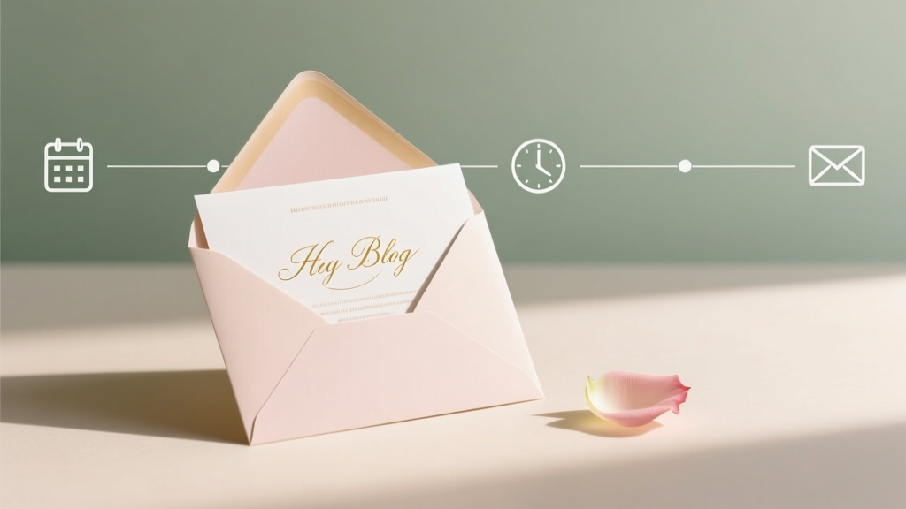 Wedding Invitations Timeline: When to Mail (Backward Plan)