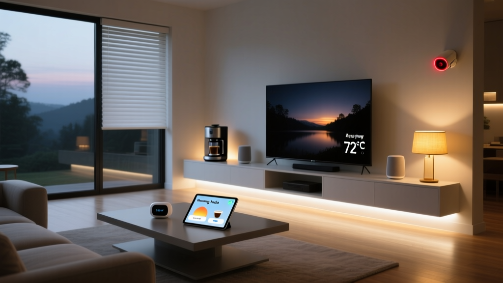 Smart Living Room Automation: Morning, Evening & Away Routines