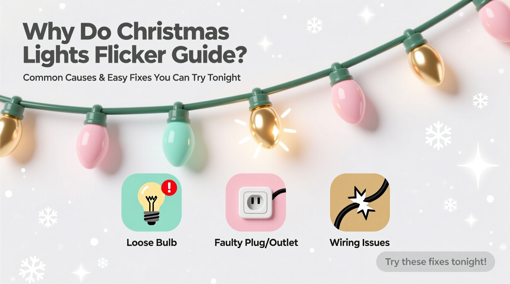 why do my christmas lights flicker common causes and easy fixes you can try tonight