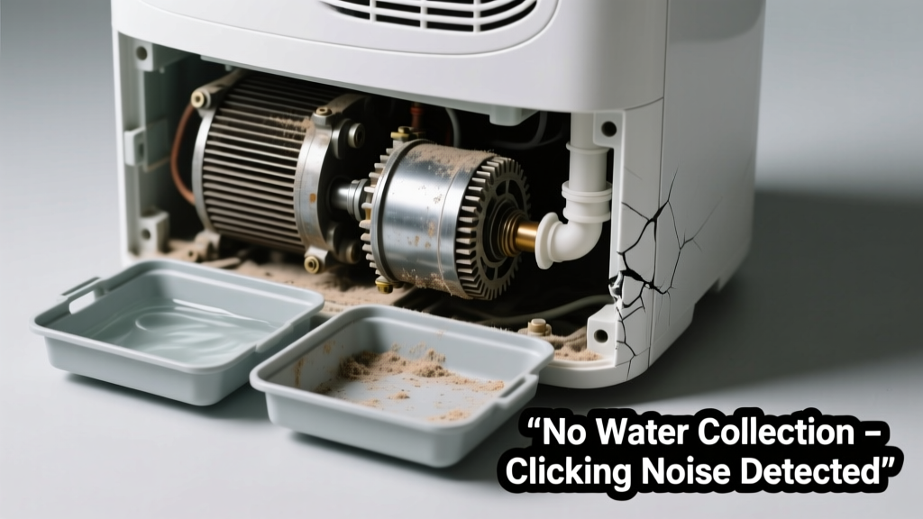 Dehumidifier Not Collecting Water & Making Clicking Sound