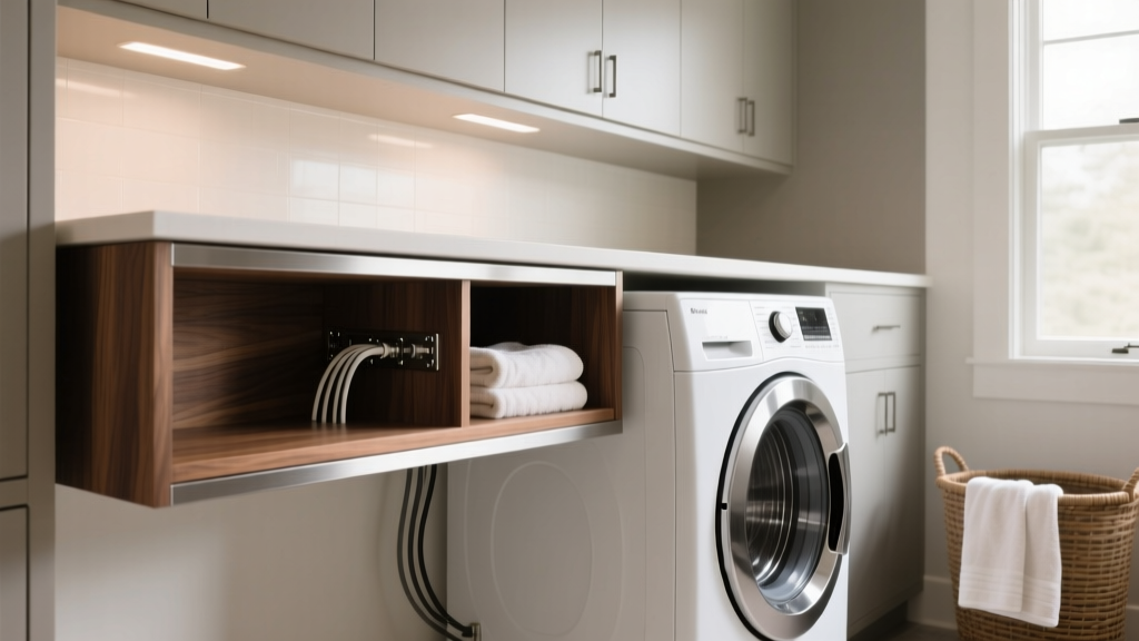 Narrow Shelf for Washer & Dryer Gap: Smart Solutions