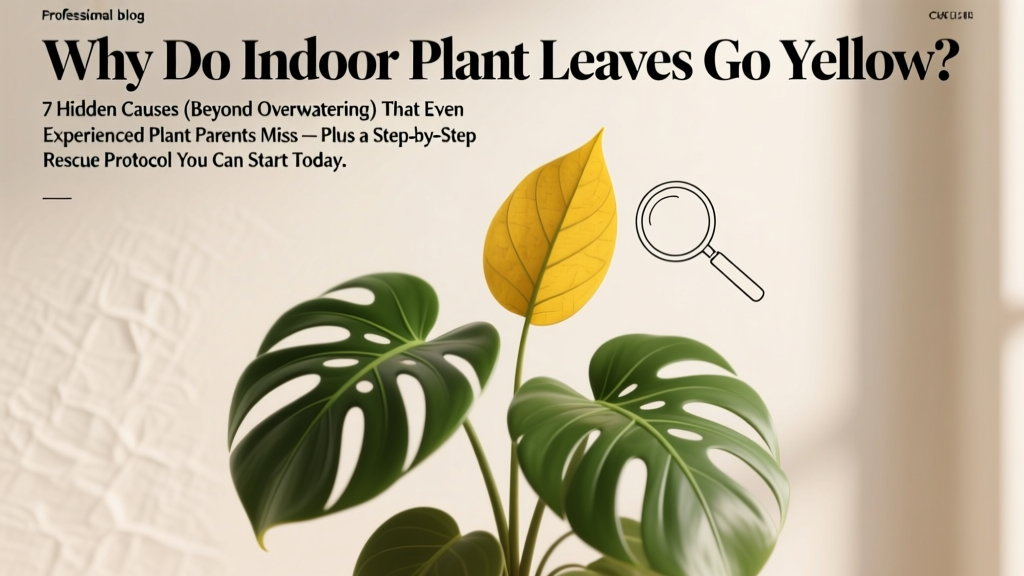 Why Indoor Plant Leaves Turn Yellow: 7 Hidden Causes (2026)