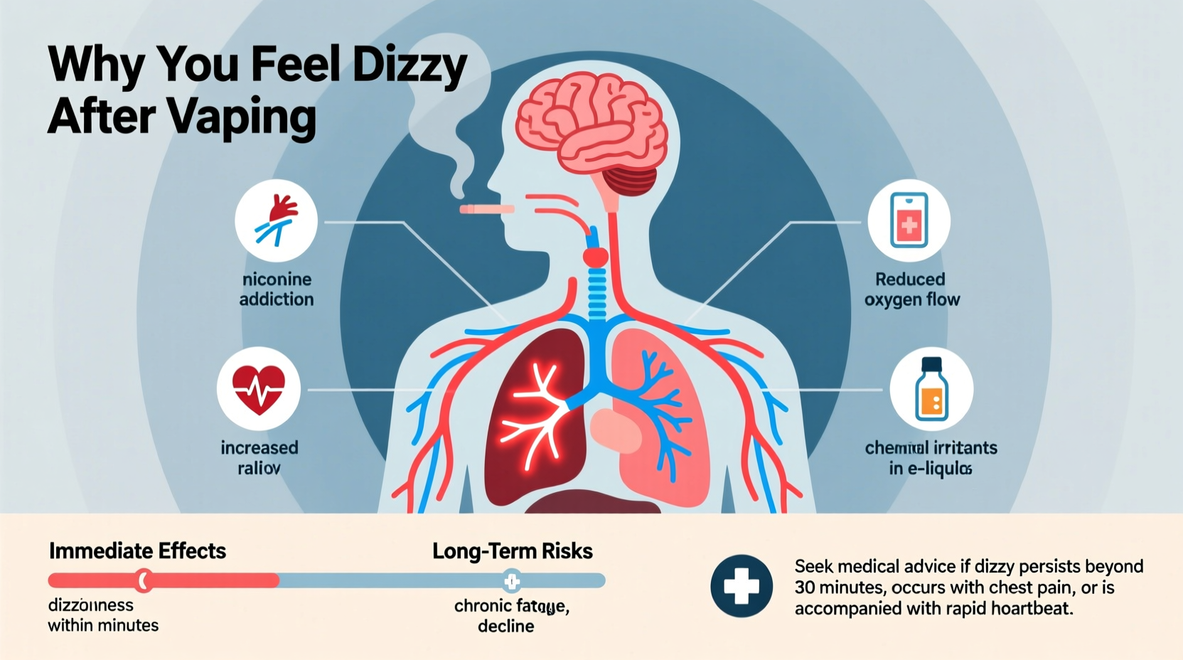 why do i feel dizzy after vaping possible causes and when to seek advice