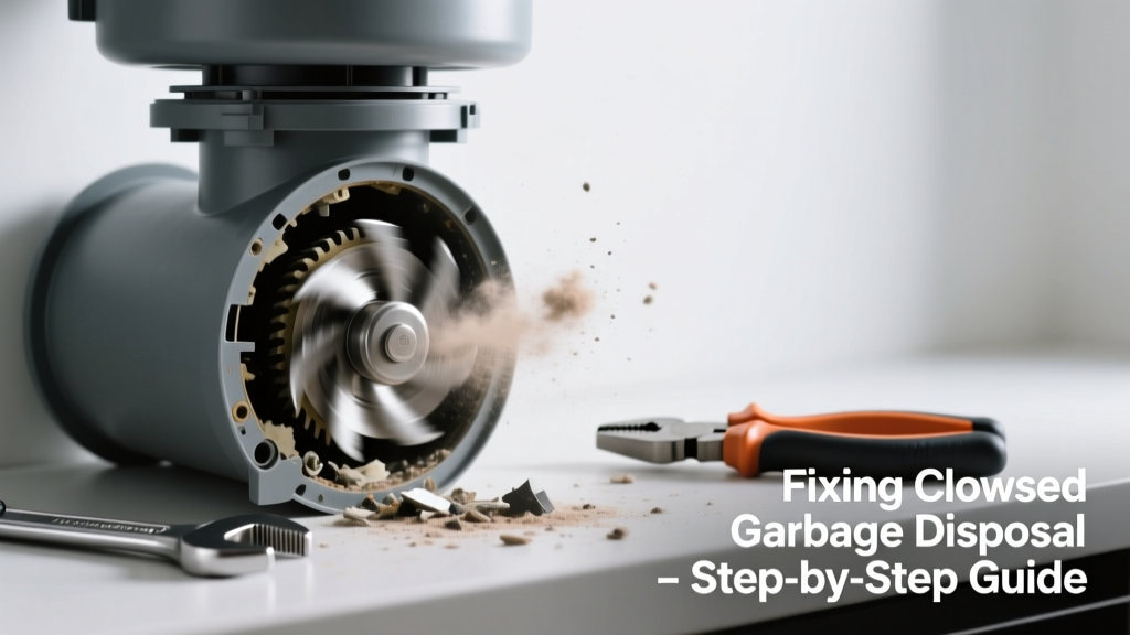 Fixing a Clogged Garbage Disposal Making Grinding Noise