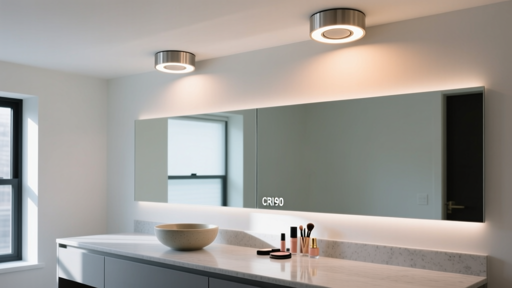 CRI 95 vs CRI 90 LED Downlights for Makeup Vanities