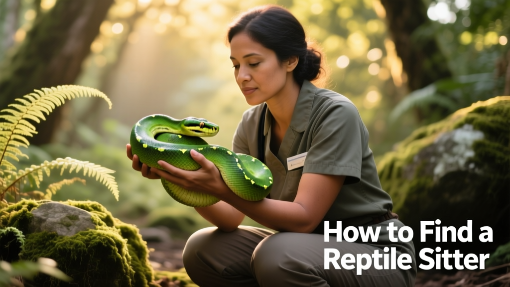 How to find a reptile sitter
