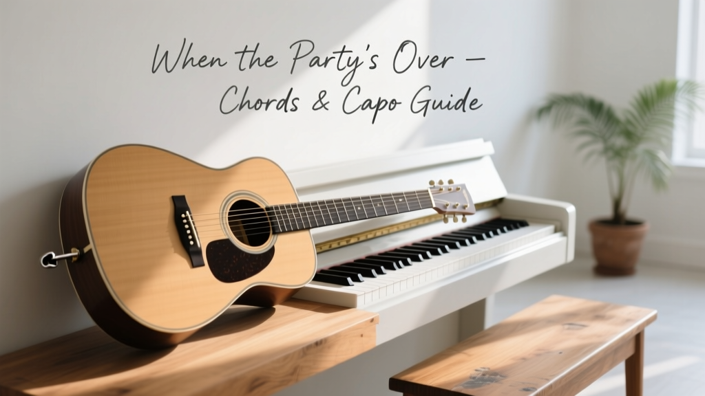 When the Party's Over" Chords: Piano & Guitar (2026)