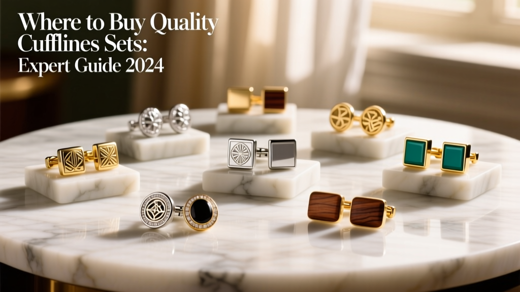 Where to Buy Quality Cufflinks Sets: Expert Guide 2024