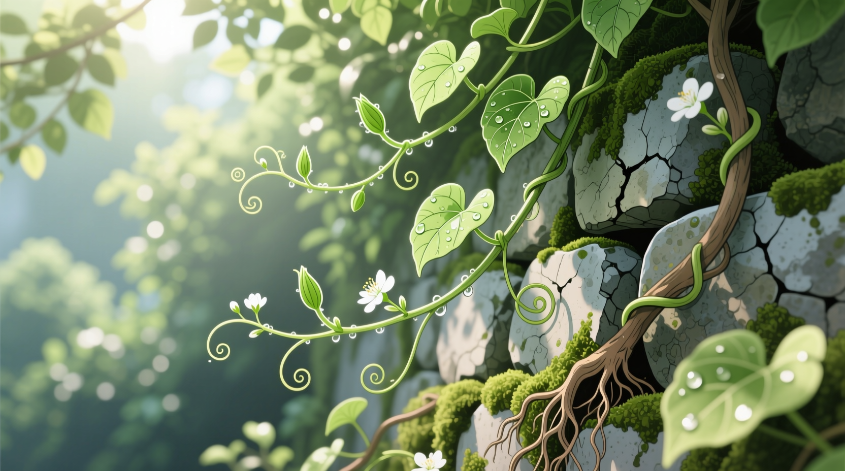 planting climbing vines