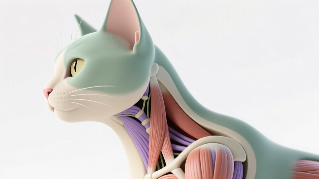 Cat Cervical Ventral Flexion: Neck Muscle Weakness Sign