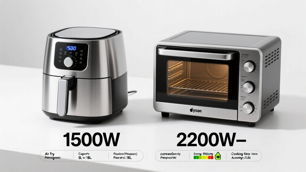 Air Fryer vs Convection Oven Power Use: Real Numbers