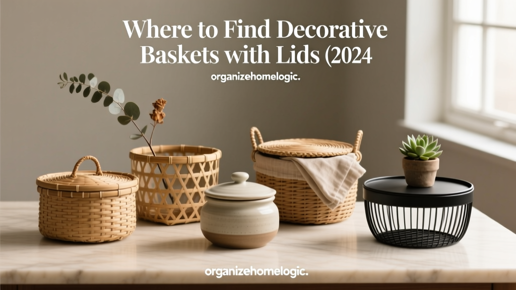 Where to Find Decorative Baskets with Lids (2024 Guide)