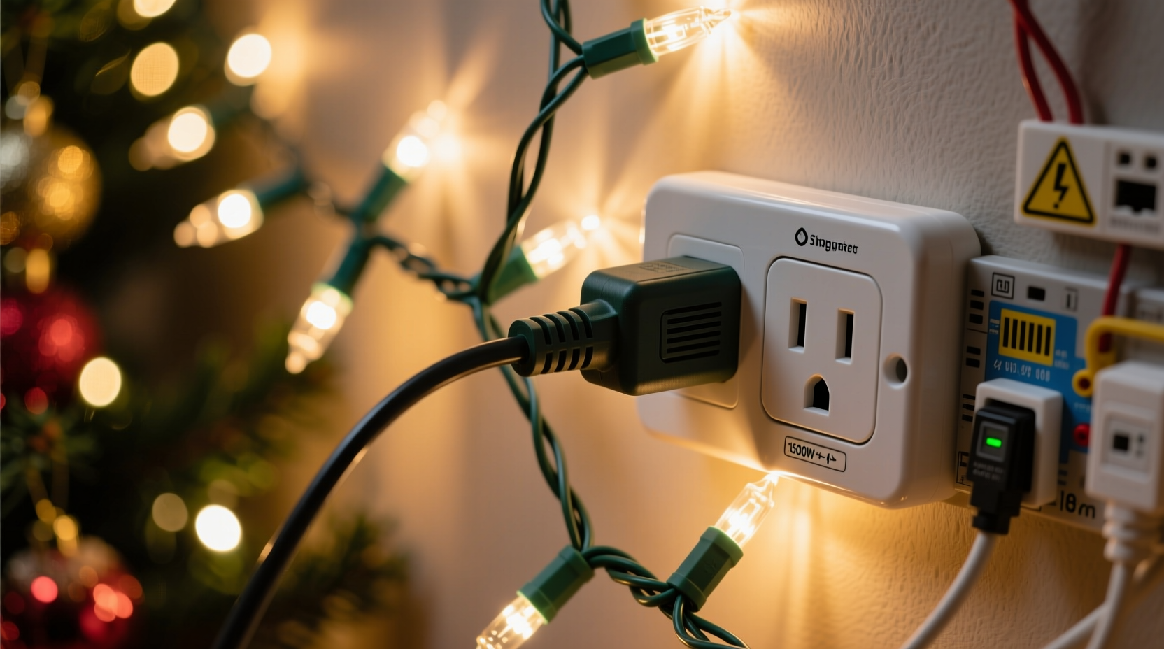 why does my smart plug disconnect christmas lights during peak usage